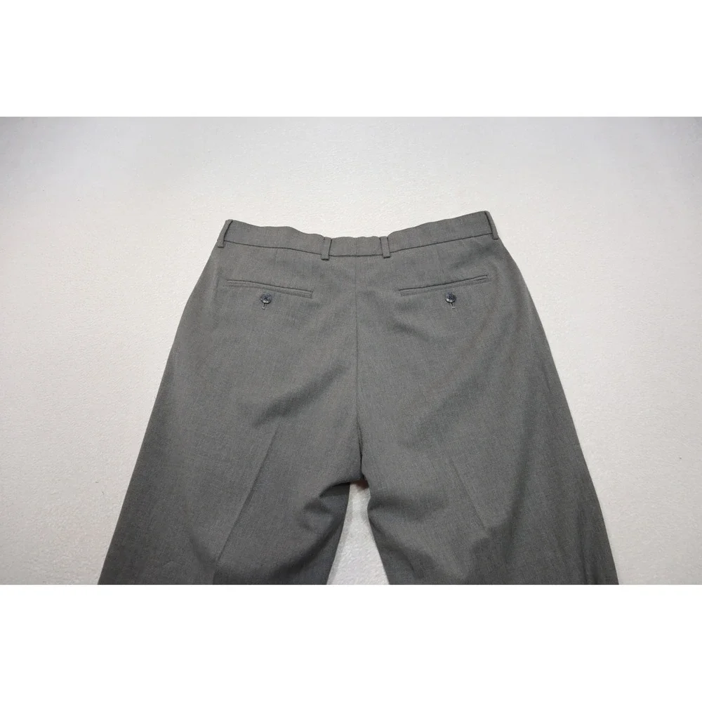 Nautica 2 Piece Suit Mens Size 44L 36x32 Grey Two Button Formal Excellent